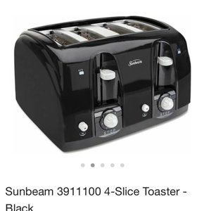 Sunbeam 4 slice toaster